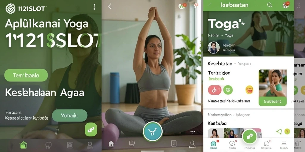 Tampilan antarmuka aplikasi 1121SLOT dengan tutorial Yoga.