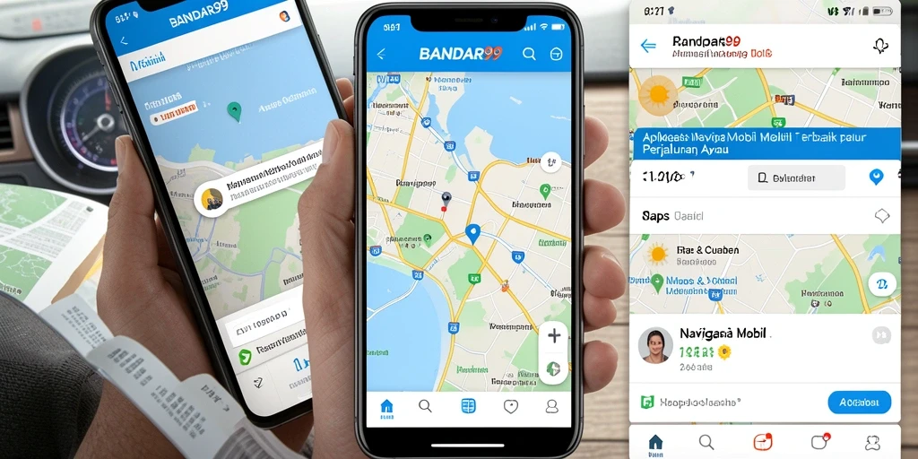 Tampilan antarmuka BANDAR99 yang intuitif saat navigasi mobil.