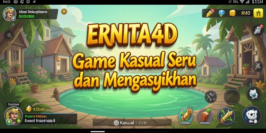 Tampilan antarmuka menarik dan mudah dinavigasi di ERNITA4D.